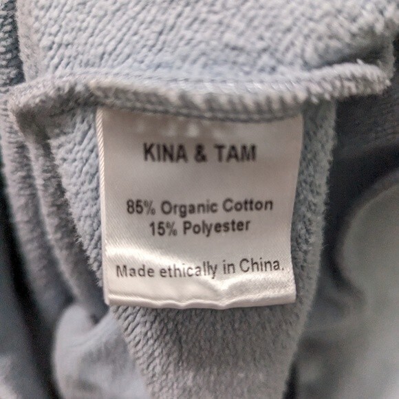 Kina + Tam organic cotton graphic oopsie daisy crew neck oversized M - Picture 6 of 6